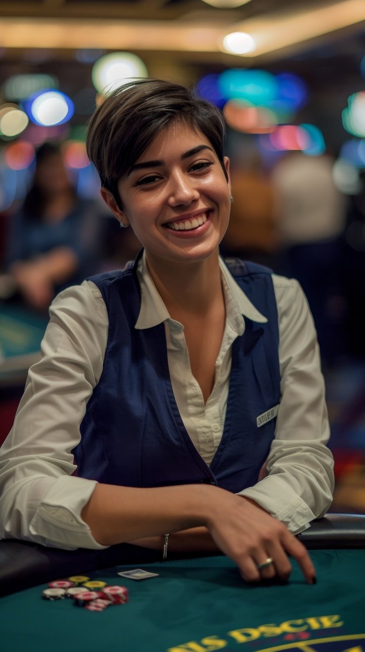 Antarmuka live dealer blackjack Asia Gaming di platform rajaasia88 dengan dealer profesional